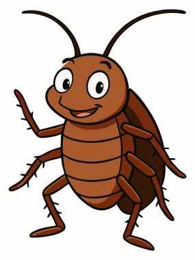 Şirin Çizgi Film Hamamböceği Karakteri Çizimi