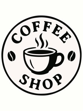 Buhar Kupalı Kahve Dükkanı Logosu