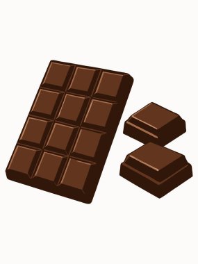 Çikolata vektör illüstrasyonu