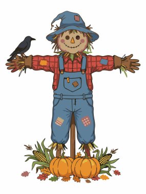 Bir Korkuluğun Çizgi Film Çizimi