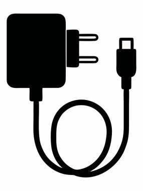 USB-C Duvar Şarj ve Kablo Silueti