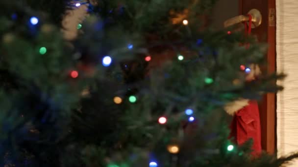 Chaussette de Noël pour le nouvel an arbre — Video