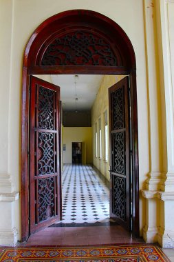 Ho Chi Minh City 'deki Ho Chi Minh Müzesi' nin (Bao tang Thanh Pho Ho Chi Minh) 2 Temmuz 2025 'te Vietnam' daki fotoğrafı: Geçmişte Gia Long Sarayı olarak da bilinen müzede muhteşem Hindiçin mimarisi.