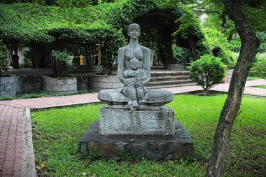 Tao Dan Park 'ın (Cong vien Tao Dan) resmi, Ho Chi Minh City, Vietnam' da 21 Haziran 2025 'te çekildi..