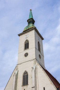 Üç naf Gotik St Martin Katedrali, Bratislava, Slovakya Kulesi.