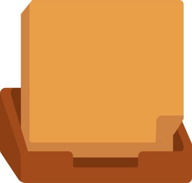 Masadaki kağıtları sıralamak için kullanılan tahta tepsi..