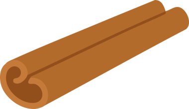 Yan yana gösterilen iki rulo kahverengi tarçın kalemi.