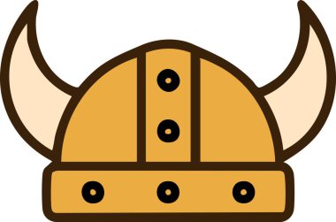 Efsanevi savaşçı miğferi kubbeli taç ve tarihi ya da fantezi temalı yan boynuzları