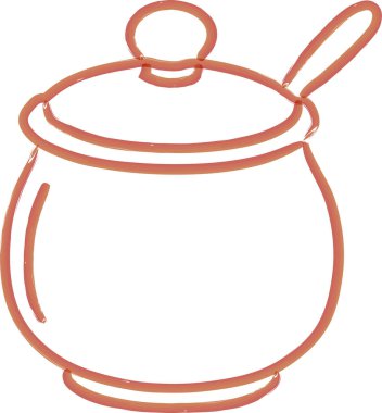 Turuncu gagalı ve ayakları olan parlak, dost canlısı bir ördek çocuk tarzında yüzler çizer.