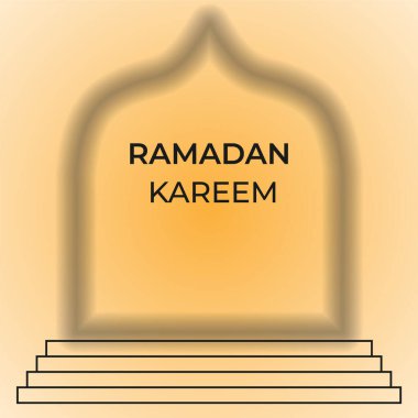 Ramazan Kareem Camii Hilal Ayıyla selamlanıyor