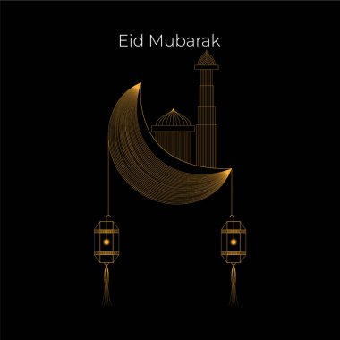 Hilal Ay ve Camii ile Altın Bayram Mübareği