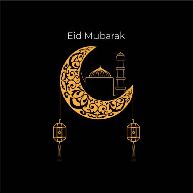 Hilal Ay ve Camii ile Altın Bayram Mübareği