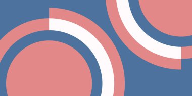 Renklerle Çelişkili Şekillerin Soyut Bileşimi