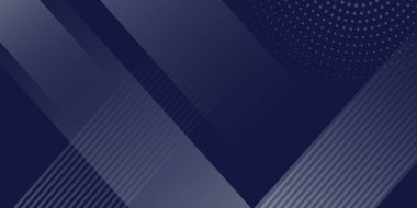 Soyut Donanma Mavi Geometrik Arkaplan Çapraz Çizgiler ve 