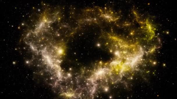 Star field background . Starry outer space background texture . Colorful Starry Night Sky Outer Space background — Stock Video