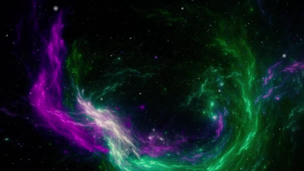 Fondo de campo estrella. Textura de fondo del espacio exterior estrellado. Colorido cielo nocturno estrellado fondo del espacio exterior — Vídeo de stock