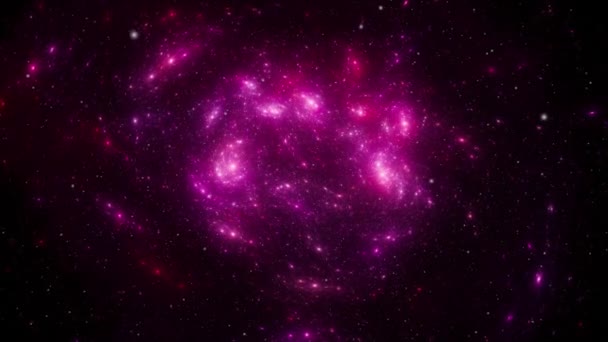 Fundo do campo estelar. Starry espaço exterior textura de fundo. Colorido Starry Night Sky Outer Space fundo — Vídeo de Stock