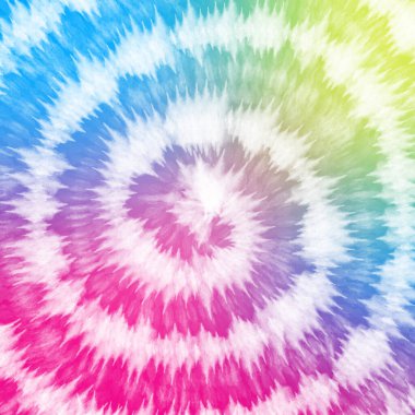 Tye Dye renkli beyaz arka plan. Suluboya arkaplan.