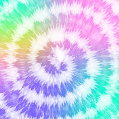 Tye Dye renkli beyaz arka plan. Suluboya arkaplan.
