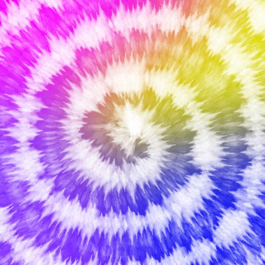 Tye Dye renkli beyaz arka plan. Suluboya arkaplan.