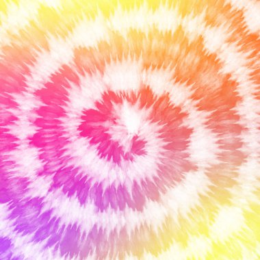 Tye Dye renkli beyaz arka plan. Suluboya arkaplan.