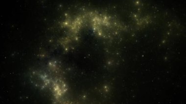 Uzayda Uçmak. Yıldızlı dış uzay arkaplan dokusu