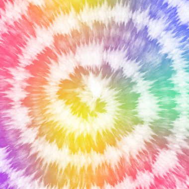 Tye Dye renkli beyaz arka plan. Suluboya arkaplan.