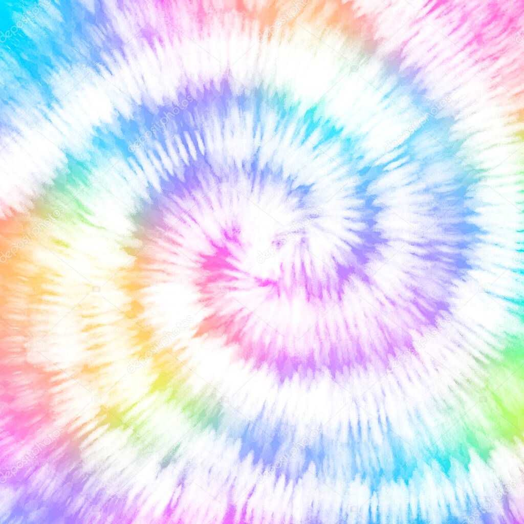 Tye Dye colorful white background. Watercolor paint background.
