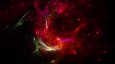 Uzayda Uçmak, Yıldızlı uzay arkaplanı