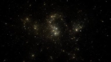 Uzayda Uçmak. Yıldızlı dış uzay arkaplan dokusu