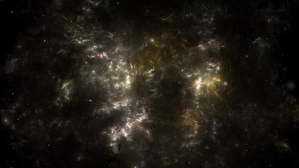 Durch Den Weltraum Fliegen Sternenhimmel Weltraum Hintergrund Textur — Stockvideo
