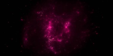 Banner Star saha arkaplanı. Yıldızlı uzay arka plan dokusu. Renkli Yıldızlı Gece Gökyüzü Dış Uzay arka planı. 3B illüstrasyon