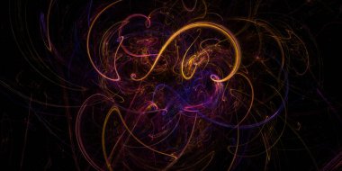 Banner Star saha arkaplanı. Yıldızlı uzay arka plan dokusu. Renkli Yıldızlı Gece Gökyüzü Dış Uzay arka planı. 3B illüstrasyon