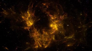 Uzayda Uçmak, Yıldızlı uzay arkaplanı