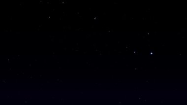 Yıldızların arka planı. Uzayda Uçmak