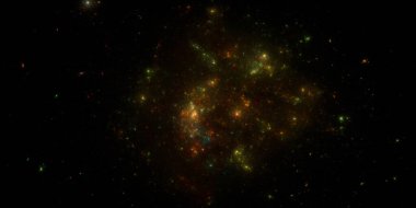 Banner Star saha arkaplanı. Yıldızlı uzay arka plan dokusu. Renkli Yıldızlı Gece Gökyüzü Dış Uzay arkaplanı. 