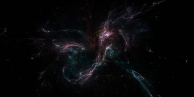 Banner Star saha arkaplanı. Yıldızlı uzay arka plan dokusu. Renkli Yıldızlı Gece Gökyüzü Dış Uzay arka planı. 3B illüstrasyon