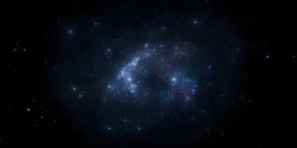 Tło Pola Banner Star Gwiaździsta Struktura Tła Przestrzeni Kosmicznej Kolorowe — Zdjęcie stockowe