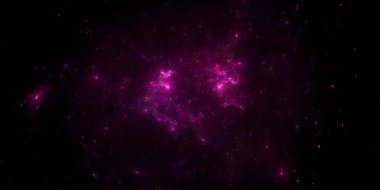 Banner Star saha arkaplanı. Yıldızlı uzay arka plan dokusu. Renkli Yıldızlı Gece Gökyüzü Dış Uzay arka planı. 3B illüstrasyon