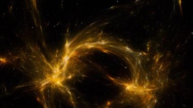 Yıldızların arka planı. Uzayda Uçmak. 