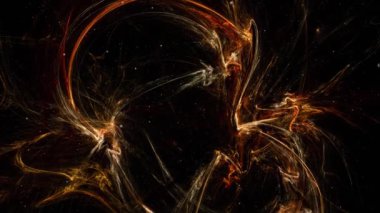 Yıldızların arka planı. Uzayda Uçmak. 