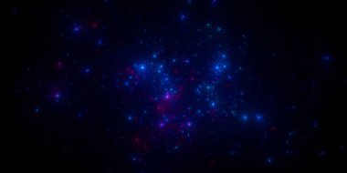 Yıldız alanı arkaplanı. Yıldızlı uzay arka plan dokusu. Renkli Yıldızlı Gece Gökyüzü