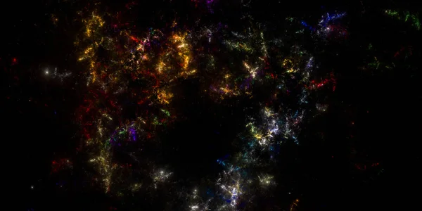 Stjärnfältsbakgrund Starry Yttre Rymden Bakgrund Struktur Färgglada Stjärnhimmel — Stockfoto