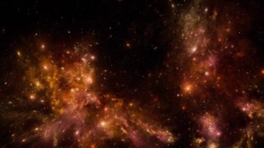 Yıldızların arka planı. Uzayda Uçmak. 