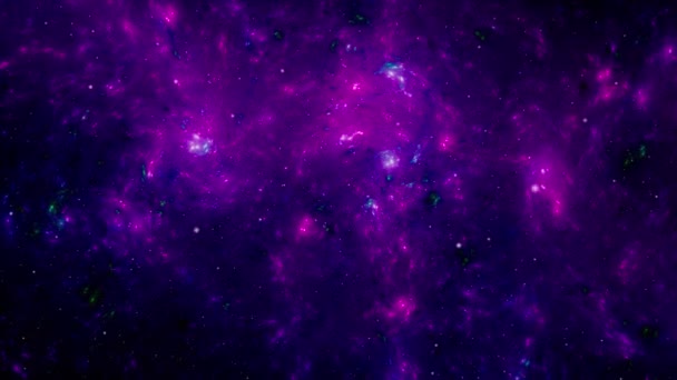 Sterne Hintergrund Durch Den Weltraum Fliegen — Stockvideo