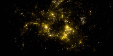 Banner Star saha arkaplanı. Yıldızlı uzay arka plan dokusu. Renkli Yıldızlı Gece Gökyüzü Dış Uzay arka planı. 3B illüstrasyon