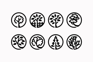 Doğanın, ağaçların, ormanların, parkların ve bahçelerin sembolleri.