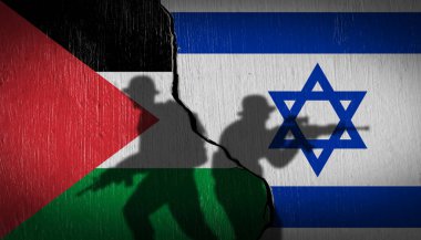 Bayrak kavramı, İsrail ve Filistin arasındaki savaş