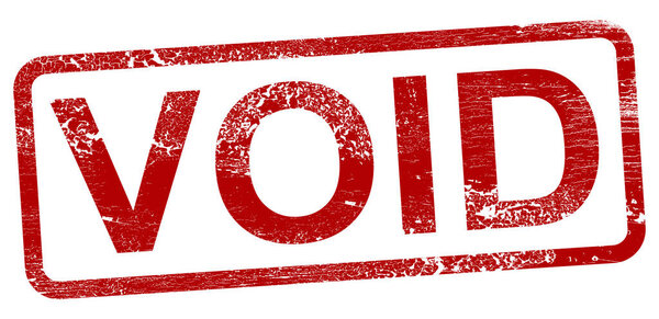 Красная печать на белом фоне