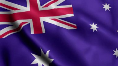 Avustralya bayrağı yakın plan